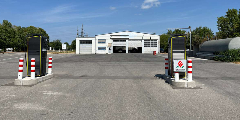 KRAVAG Truck Charging x August Gschwander Transport GmbH